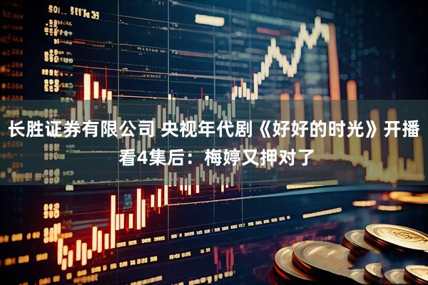 长胜证券有限公司 央视年代剧《好好的时光》开播 看4集后：梅婷又押对了